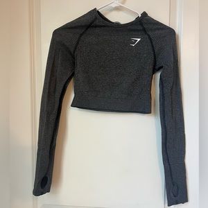 Two Gymshark Vital Seamless Cropped Longsleeve